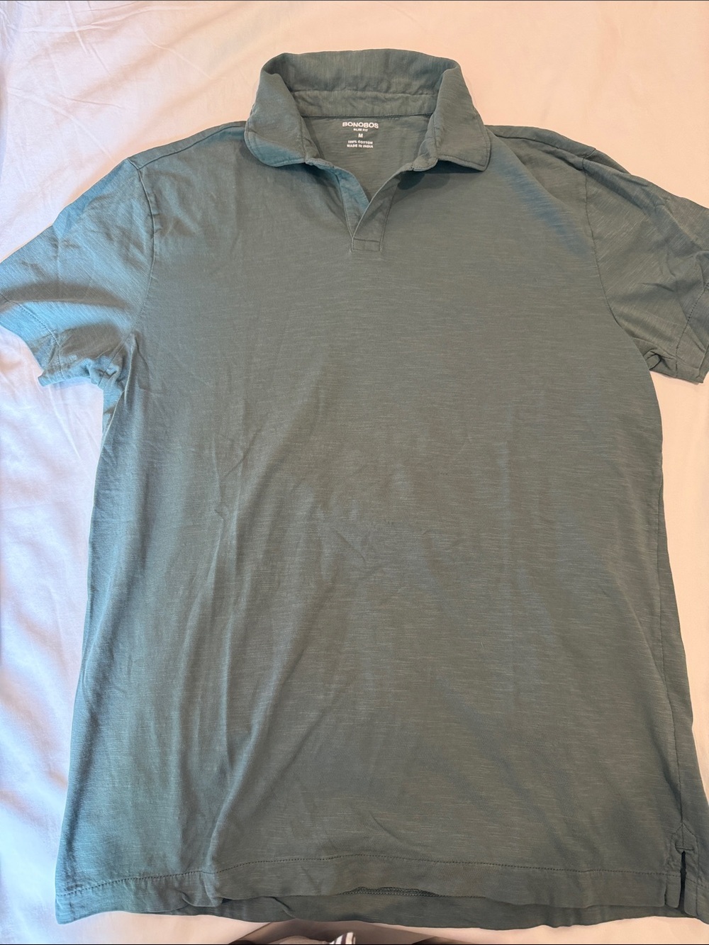 Bonobos Men's Slate Green Polo